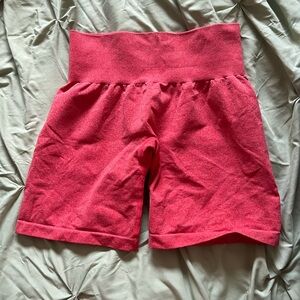 Women's Red Gym Shorts